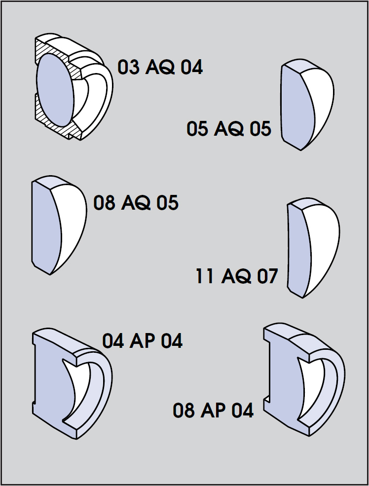Precision moulded aspheric lenses