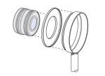 Holders for camera lenses and camera filter holders