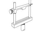 Sliding-arm filter holders