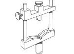 Sliding-arm lens holder