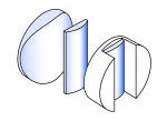 Quality planoconvex cylindrical lenses (visible/UV)