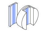 Quality planoconcave cylindrical lenses (visible/UV)