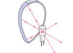 Concave lamp reflectors