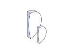High-index planoconcave laser lenses