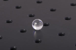 Sapphire and glass ball lenses